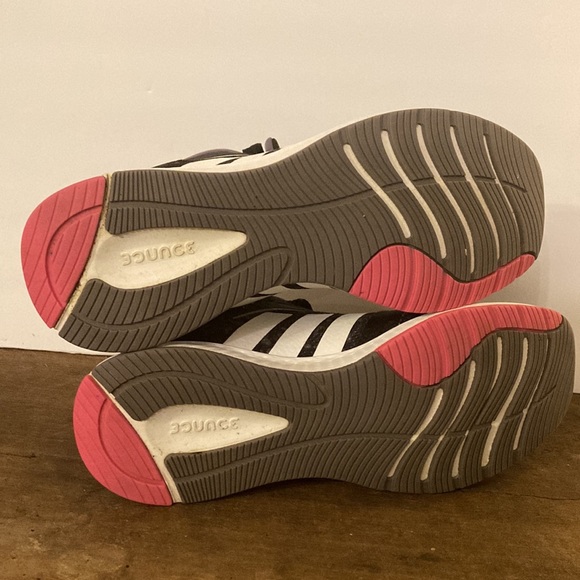 Adidas Edge Lux bounce size 7 black grey pink - Picture 6 of 9